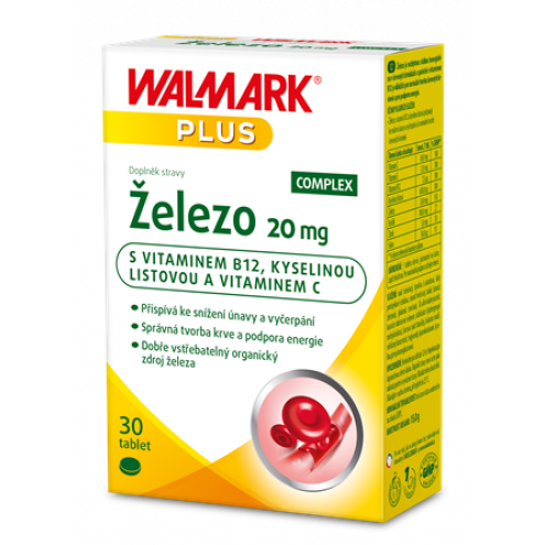 WALMARK Železo 20mg, 30 tbl.